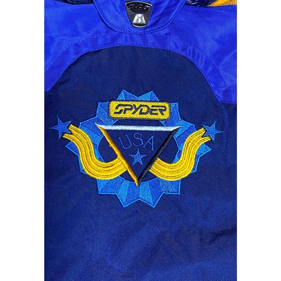 Vintage Spyder USA Azeccula Thinsulate Lite Loft Ski Jacket Coat Mens - M Blue - Picture 6 of 8